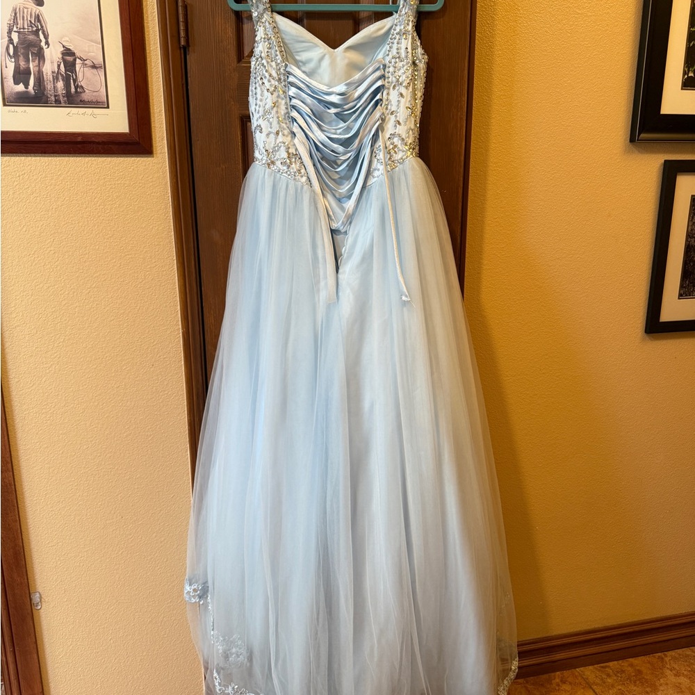 Elegant Blue  Dress
